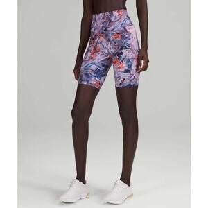 Lululemon Base Pace High-Rise Short 8" Atmospheric Purple Multi Size 6 Run Cycle